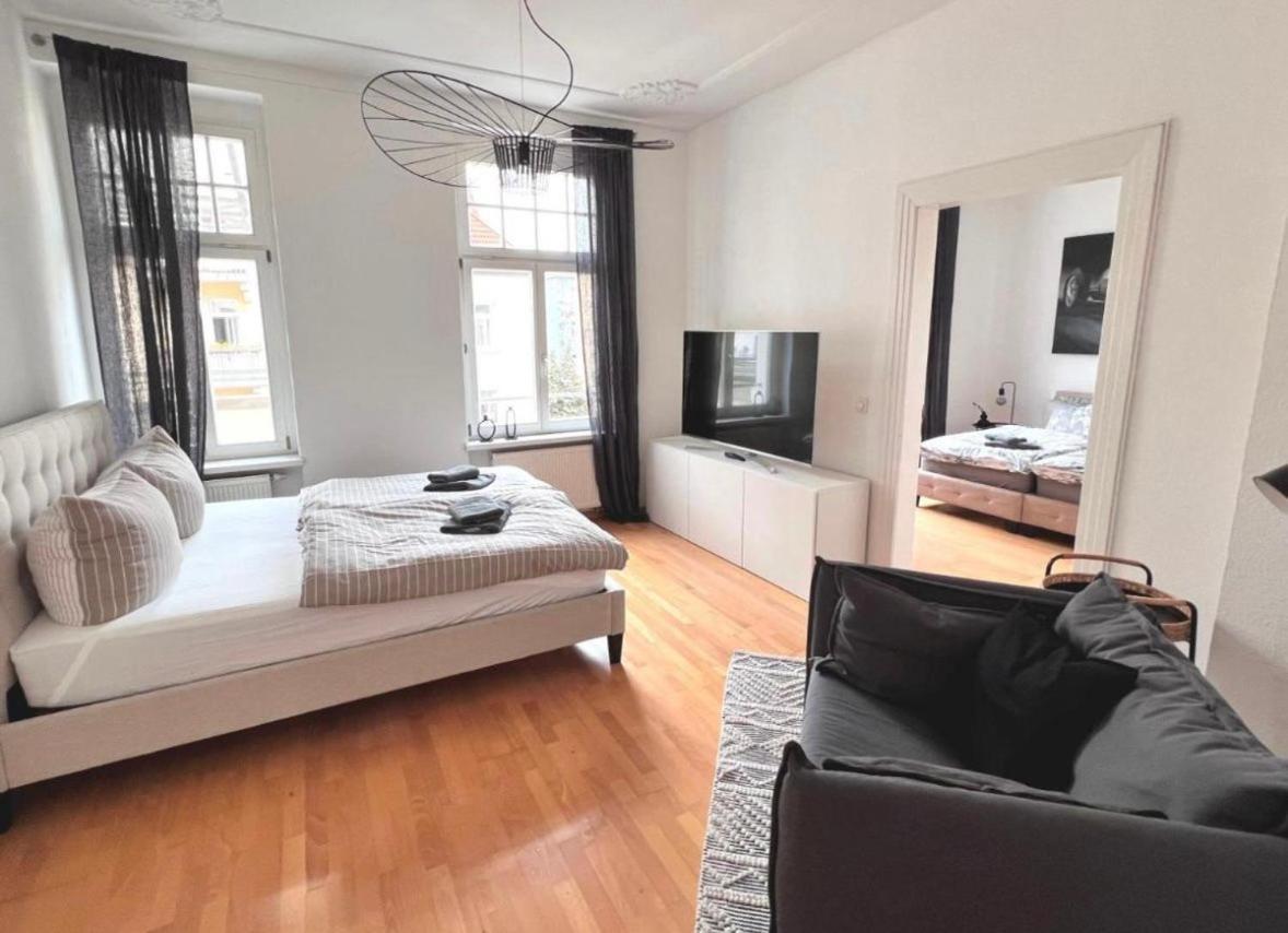 Feine Apartments In Der Suedstadt Von Erfurt Mit Kostenlosen Stellplatz & Flasche Wein Zur Begruessung Eksteriør bilde